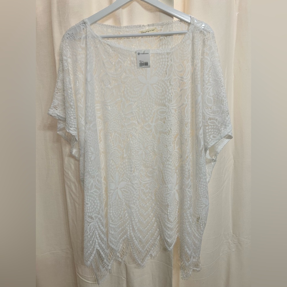 Do Everything in Love, NWT,Beach, ivory breeze,  Swim Suit Coverup, OS